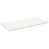 vidaXL Mizna plo&scaron;ča bela 110x55x2,5 cm trdna borovina