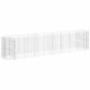 vidaXL Visoka greda gabion pocinkano železo 500x100x100 cm