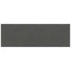 vidaXL Stenska glavna postelja 12 kos 90 x 30 cm Temno siva blago