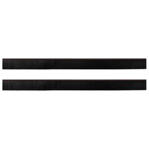 vidaXL Samolepljiva tesnila za vrata 2 pcs Rjava 100 cm