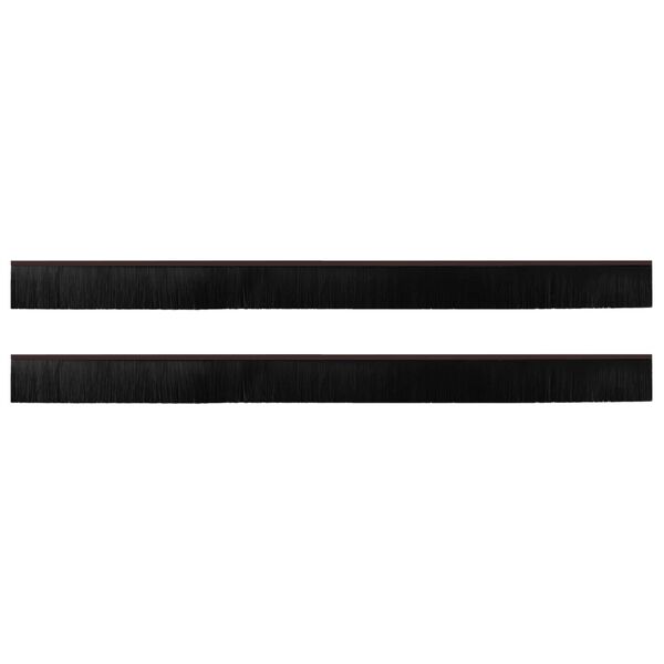 vidaXL Samolepljiva tesnila za vrata 2 pcs Rjava 100 cm