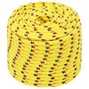 vidaXL Večnamenska uporabna vrv 12 mm 50 m Rumena PP