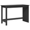 vidaXL Miza Siva 112 x 50 x 75 cm Masivno borovo les