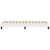 vidaXL Posteljni okvir bel 90x200 cm blago