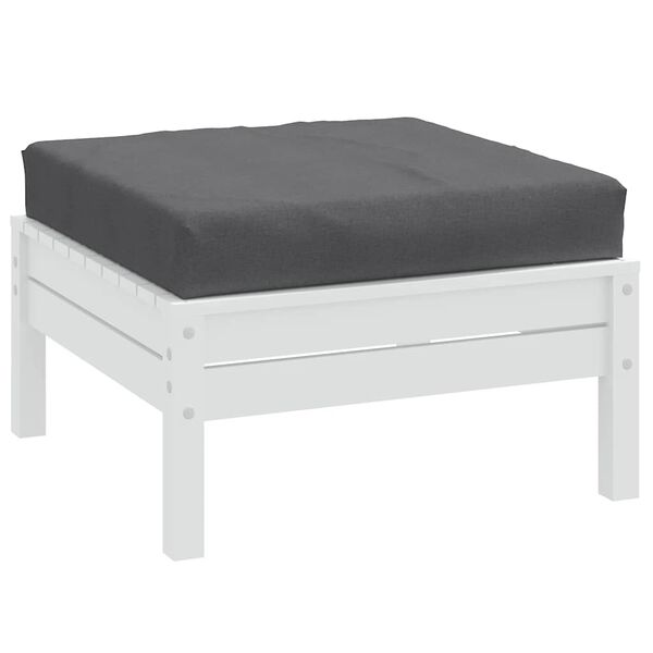 vidaXL Blazina za palete melanž antracit 60x60x9,5 cm blago