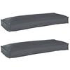 vidaXL Set blazin za palete 2 kos Oxford blago Antracit