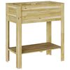 vidaXL Visoka korita Rjava 85,5 x 46,5 x 96 cm Impregnirana borovina