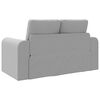vidaXL Sofa postelja 60cm Oblačno siva blago