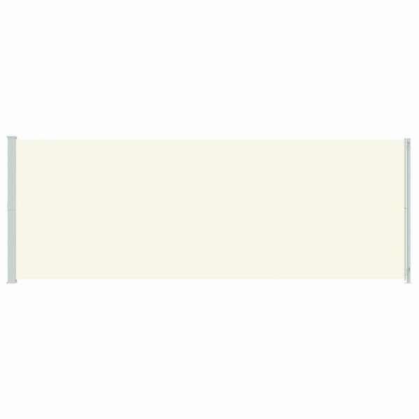 vidaXL Zložljiva stranska tenda za teraso 220x600 cm krem