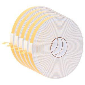 vidaXL Samolepilni pena trak 5 kos Bela 20mm x 10m CR pena