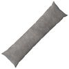 vidaXL Blazina HEERLEN Svetlo siva 40 x 145 cm Mikrofibra