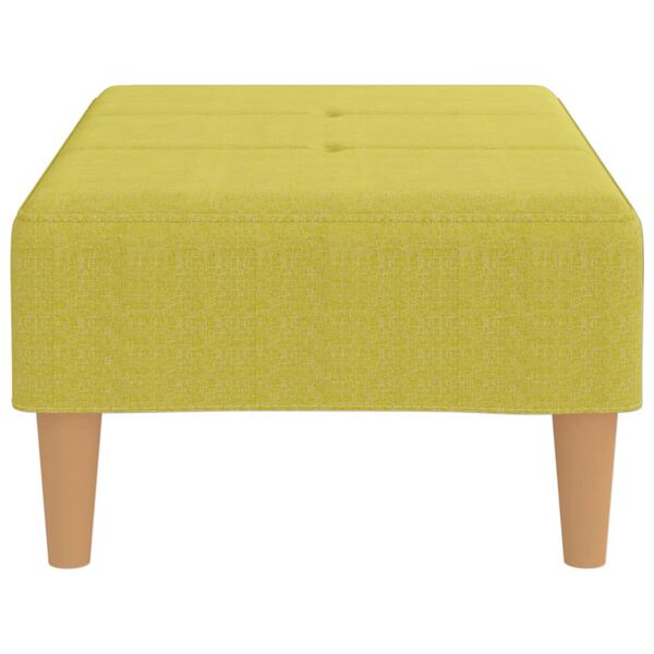 vidaXL Stolček za noge zelen 78x56x32 cm blago