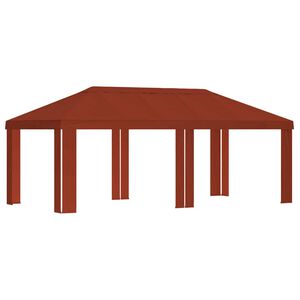 vidaXL Pokrov za gazebo 6 x 3 m Terakota Poliester 190