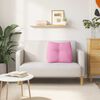 vidaXL Poglavni vzglavnik Roza 60 x 24 x 50 cm blago