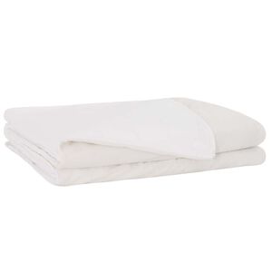 vidaXL Težka odeja Bela 135 x 200 cm 6 kg 100% Bombaž 205T
