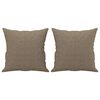 vidaXL Okrasna blazina 2 kosa taupe 40x40 cm blago