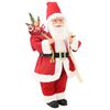 vidaXL Figura Božička Rdeča 30 cm Poliester