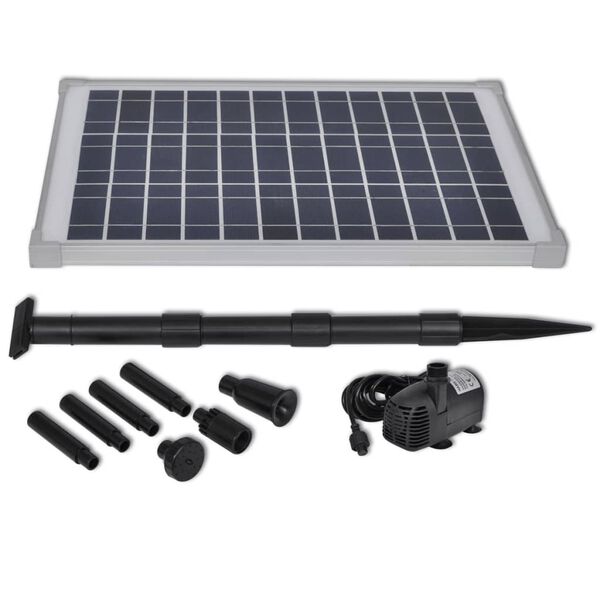 Solarna Plo&scaron;ča za Bazen / Ribnik / Vodna Črpalka / Set za Fontano 20 W