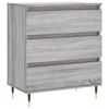 vidaXL Komoda siva sonoma 60x35x70 cm inženirski les