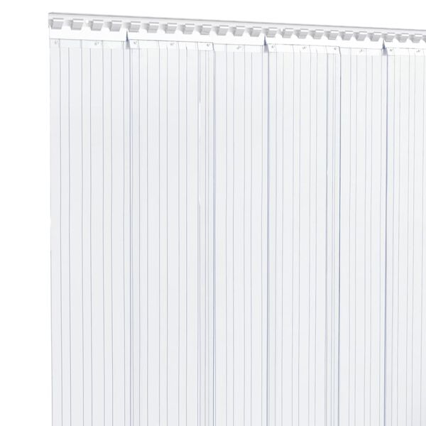 vidaXL Zavesa za vrata prozorna 300 mm x 2,6 mm 10 m PVC