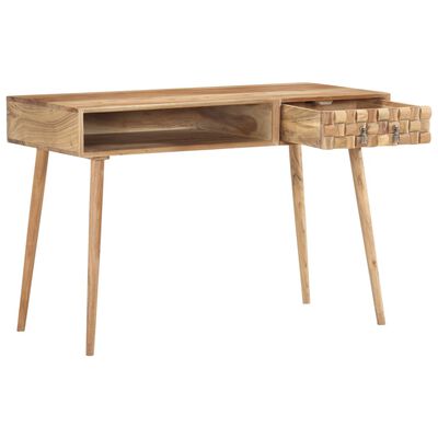 vidaXL Pisalna miza 115x50x76 cm trden akacijev les