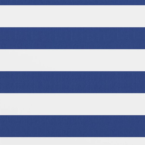 vidaXL Balkonsko platno belo in modro 90x500 cm oksford blago