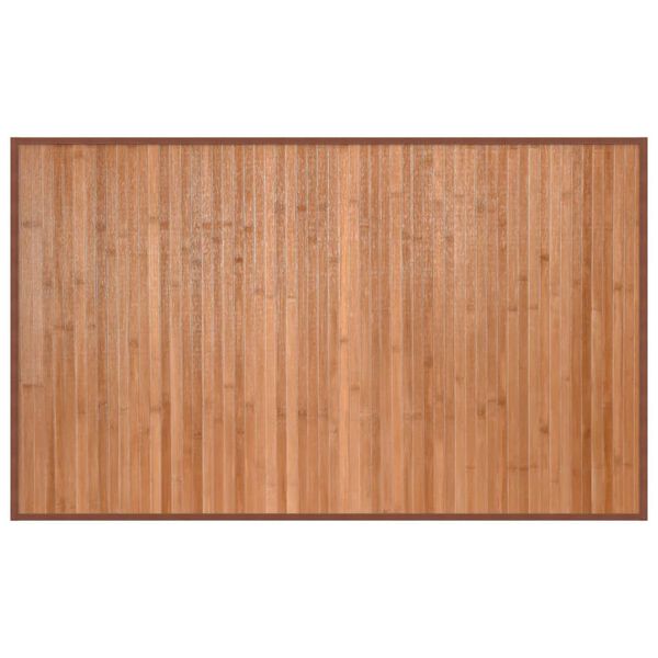 vidaXL Preproga pravokotna naravna 60x100 cm bambus