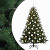 vidaXL Umetna božična jelka z bučko 240 cm 300 LED Toplo bela