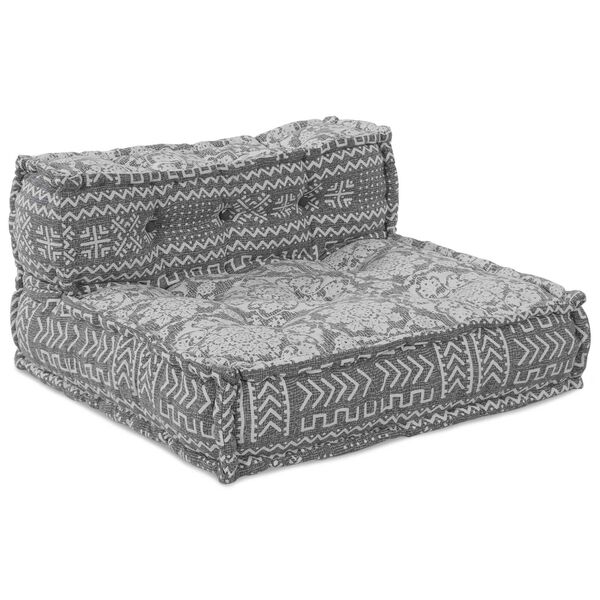 vidaXL Modularni kavč 4 pcs Svetlo siva blago