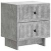 vidaXL Nočna omarica Betonsko siva 43 x 34,5 x 47,5 cm Inženirski les
