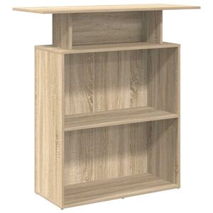 vidaXL Recepcijska miza iz hrasta sonoma 100x40x104 cm inženirski les