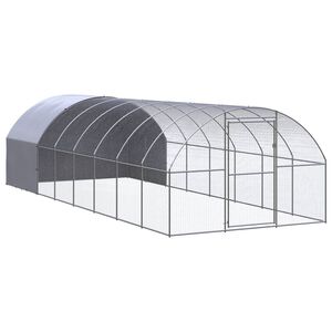 vidaXL Zunanji koko&scaron;njak 3x8x2 m pocinkano jeklo