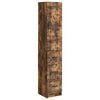 vidaXL Set omar 2 kos 33 x 34,5 x 87 cm Inženirski les Dimljen hrast