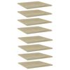 vidaXL Dodatne police za omaro 8 kosov sonoma hrast 40x40x1,5 cm