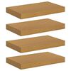 vidaXL Stenska polica 4 kos Bež 40 x 23,5 x 3,8 cm Inženirski les