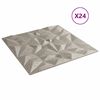 vidaXL Stenske plo&scaron;če 24 pcs Amethyst Betonski 50 x 50 cm XPS Pena