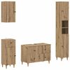 vidaXL Set kopalni&scaron;kih omaric, 4 kosi ALKMAAR Artisan hrast