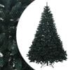 vidaXL Umetno Zložljivo Božično Drevo 240 cm PVC Temno zelena