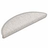 vidaXL Samolepilne preproge za stopnice Sisal-Look 30 kosov 56x17x3 cm
