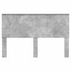 vidaXL Vzglavje z vzglavjem Betonsko siva 150 cm Konstruiran les
