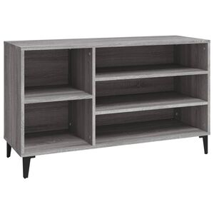 vidaXL Omarica za čevlje siva sonoma 102x36x60 cm inženirski les