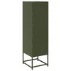 vidaXL Highboard Olive Green 36x39x123 cm Hladno valjano jeklo