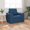 vidaXL Sofa postelja Modra 98 x 71 x 83 cm blago