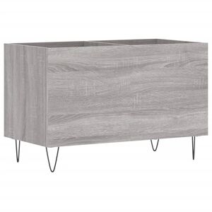 vidaXL Omarica za gramofonske plo&scaron;če siva sonoma 74,5x38x48cm inž. les