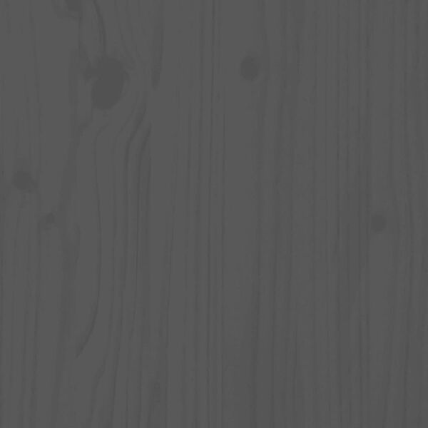 vidaXL Posteljno vzglavje sivo 103,5x3x81 cm trdna borovina