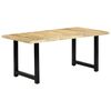 vidaXL Jedilna miza 180x90x76 cm trden mangov les