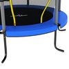 vidaXL Trampolin z varnostno mrežo okrogel 140x160 cm moder