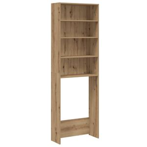 vidaXL Omara za pralni stroj artisan hrast 64x24x190 cm