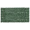 vidaXL Balkonsko platno s temno zelenim listjem 300x150 cm