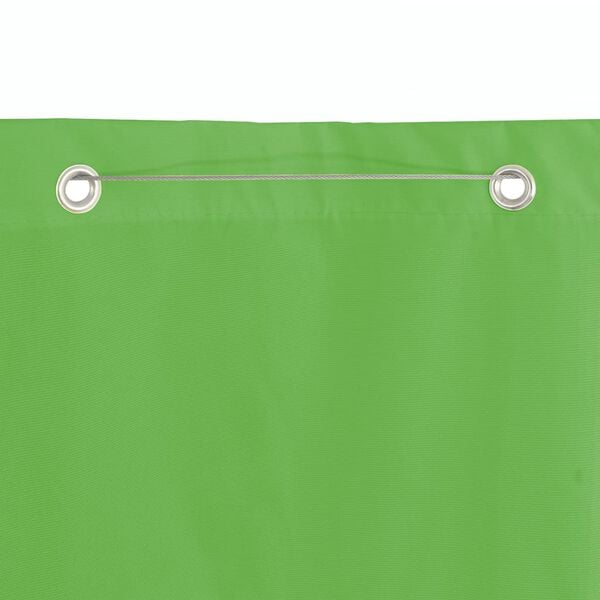 vidaXL Balkonsko platno svetlo zeleno 120x240 cm tkanina Oxford